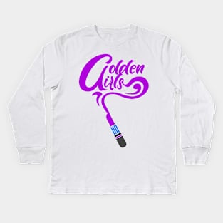 Golden Girls lipstick Kids Long Sleeve T-Shirt